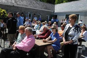 A section of the crowd at the reopening of Derrynane House.